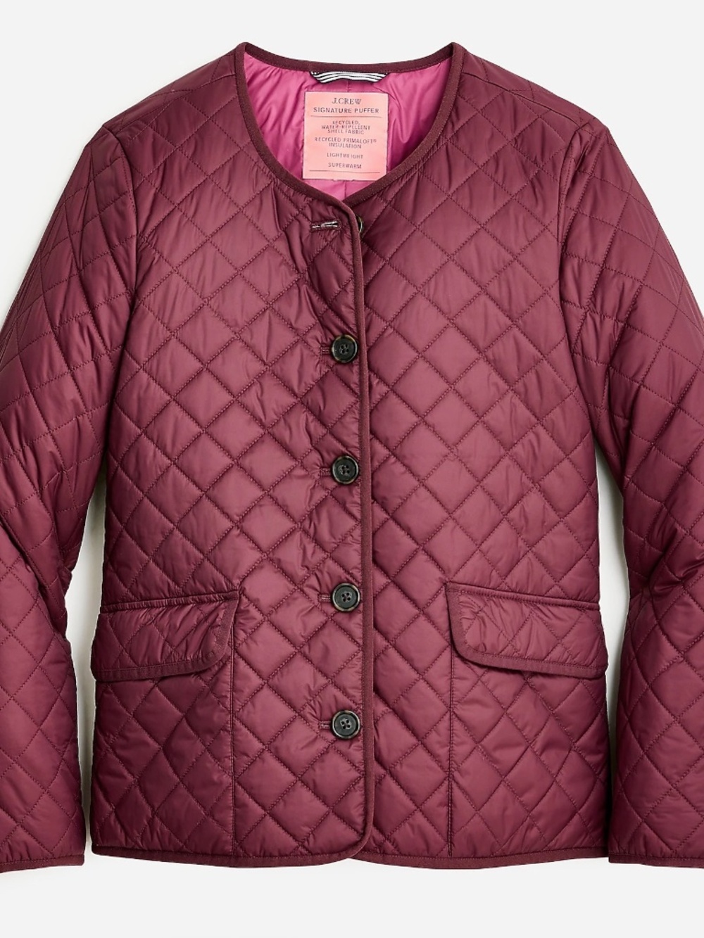 JCrew Quilted lightweight lady jacket | Size 8 | Excellent pre-owned condition